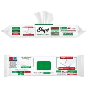 Green Floor Wipes - White Soap Additives