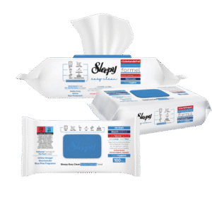 Blue Surface Wipes - Whitening Additive
