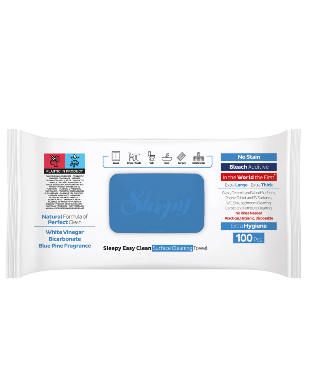 Blue Surface Wipes - Whitening Additive - Image 2